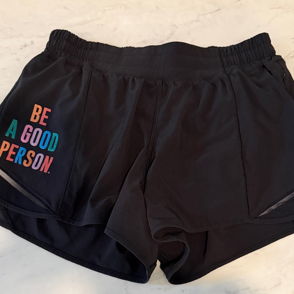 Lululemon'Be A Good Person' Shorts
